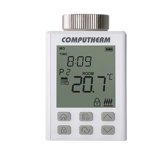 Computherm Q15 programozható, motoros állítómű radiátorszelepekhez