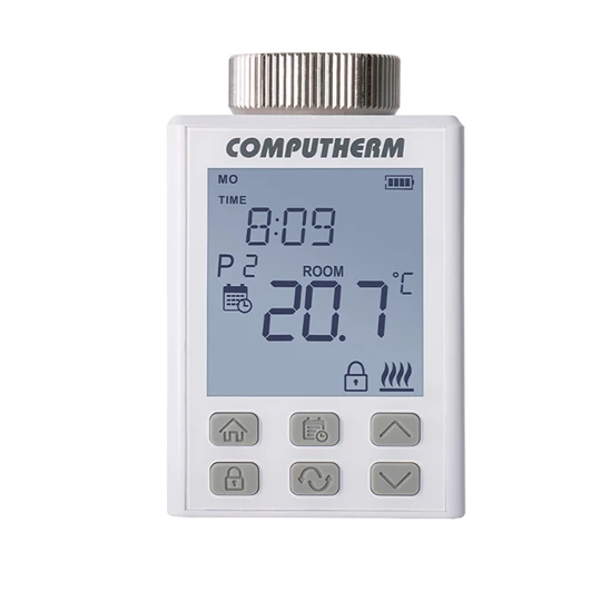 Computherm Q15 programozható, motoros állítómű radiátorszelepekhez