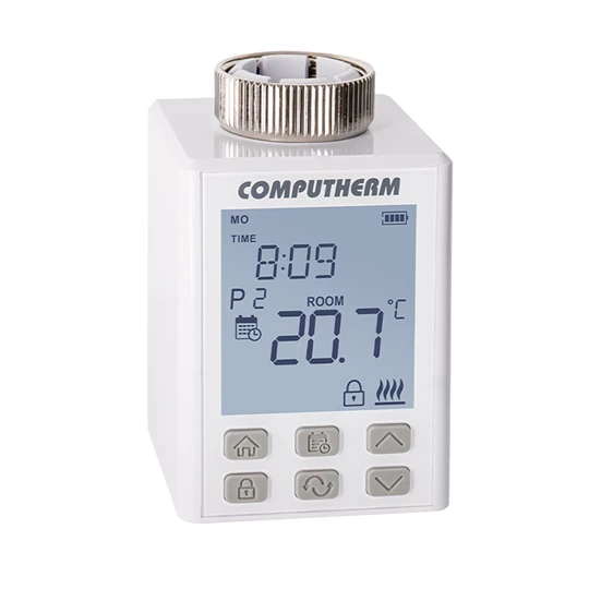 Computherm Q15 programozható, motoros állítómű radiátorszelepekhez