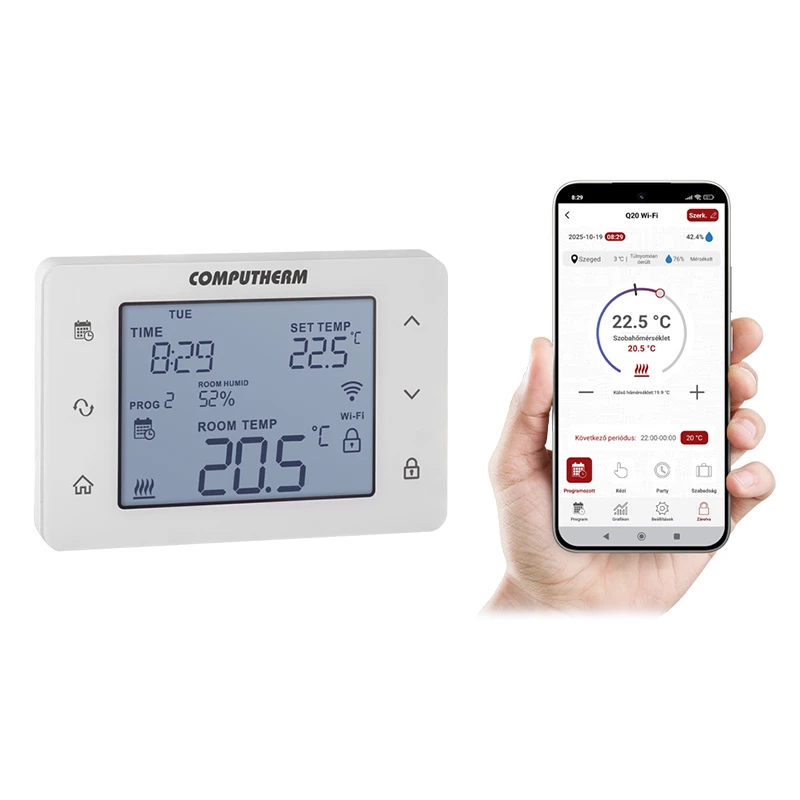 Computherm Q20 Wi-Fi Wi-Fi termosztát - COMQ030