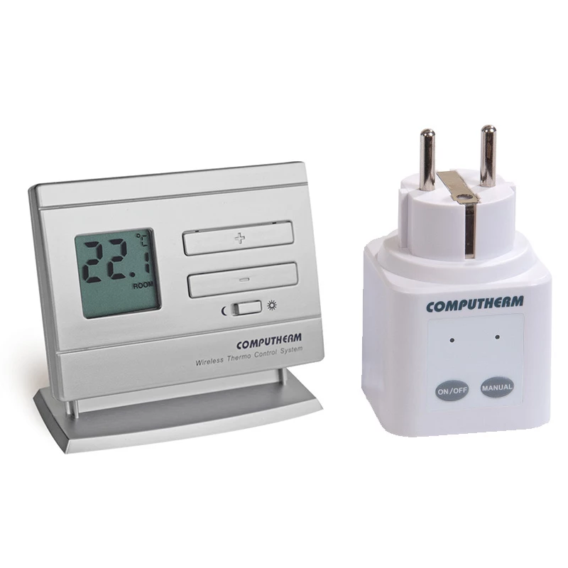 Computhterm Q1RX dugalj + Q5RF (TX) termosztát (párban) - COMQ002
