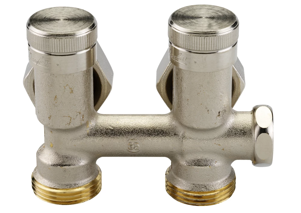 Danfoss RLV-K, zárópajzsos csatl.sz., 3/4" külső fal felőli csatlakozás