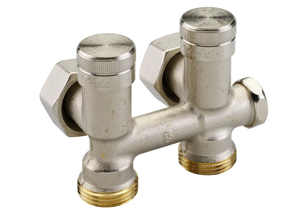 Danfoss RLV-K, zárópajzsos csatl.sz., 3/4" külső fal felőli csatlakozás