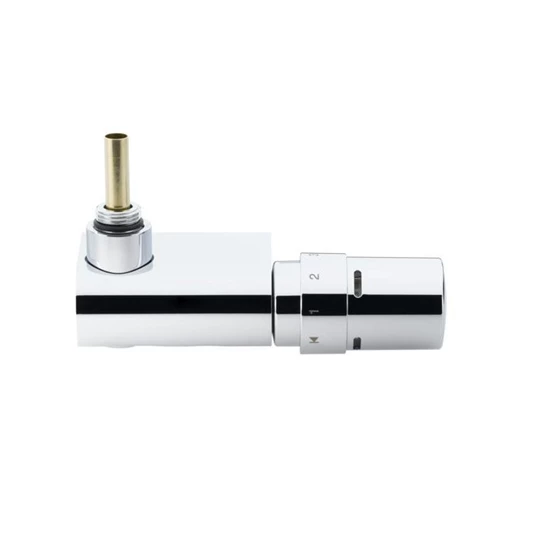 Danfoss VHX-Mono,lándzsás sarok kivitel,króm  1/2"