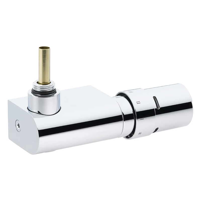 Danfoss VHX-Mono, sarok radiátorszelep króm RAX érzékelővel 