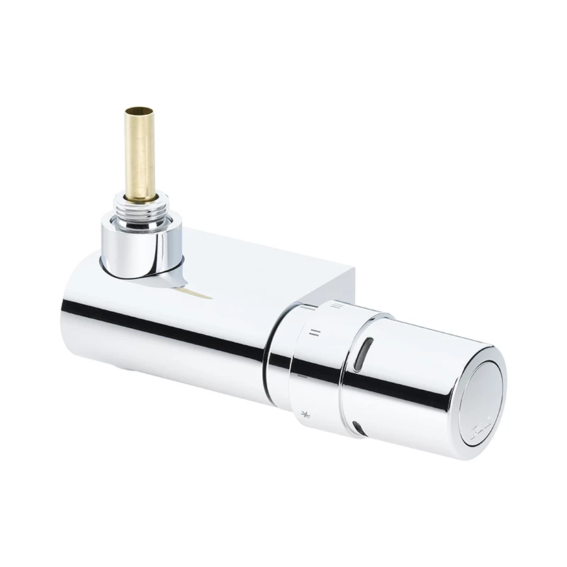 Danfoss VHX-Mono, sarok radiátorszelep króm RAX érzékelővel 