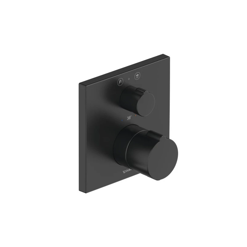 Duravit C.1 falsík alatti termosztátos kád/zuhany csaptelep, fejzuhany/kézizuhany lelöléssel matt króm