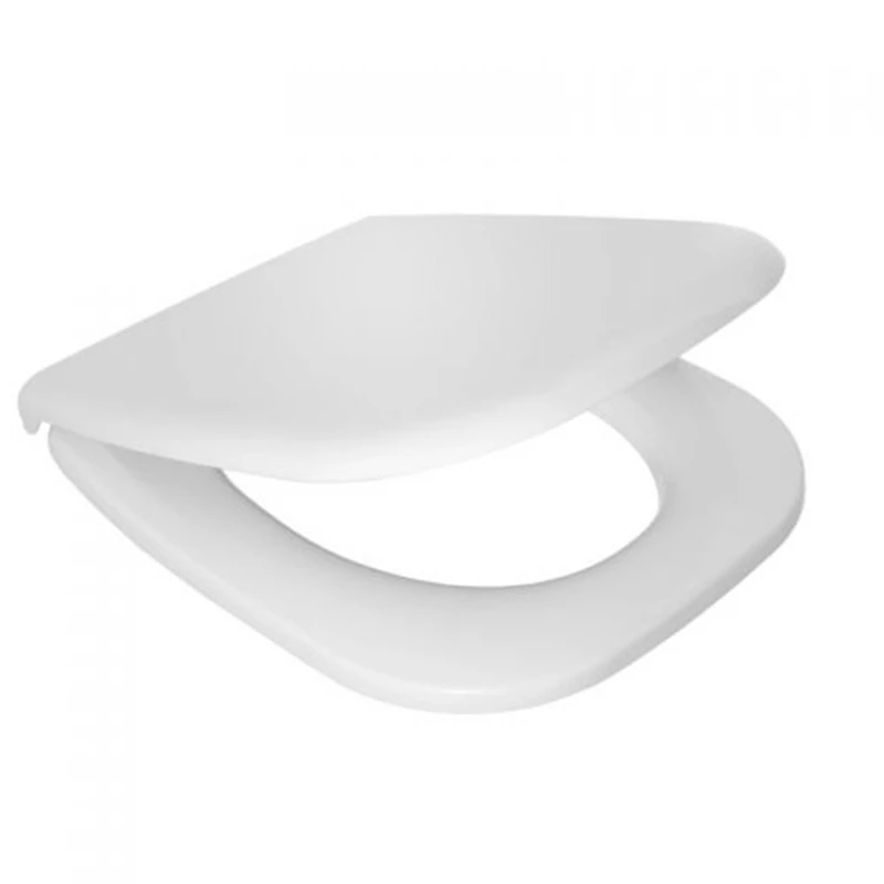 Duravit D-Code WC ülőke, rozsdamentes zsanér, Soft-Close, fehér