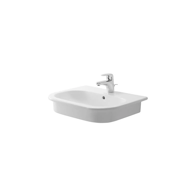 Duravit D-Code bútorra építhető mosdó 54 x 43 cm, fehér