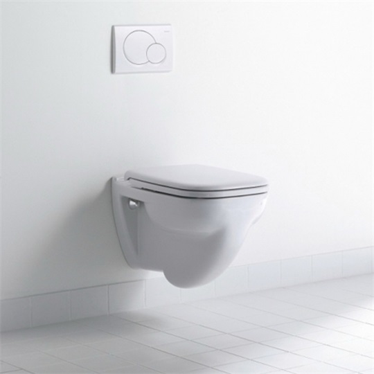 Duravit D-Code fali WC csésze, síköblítésű, fehér