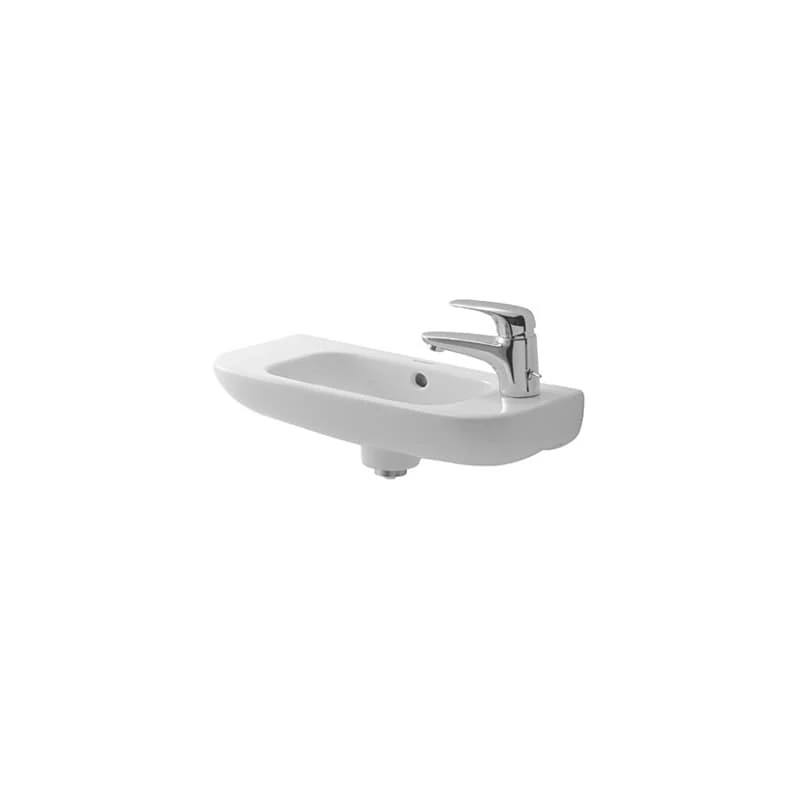 Duravit D-Code kézmosó, 50 x 22 cm, fehér, 1 csaplyuk jobb oldalon