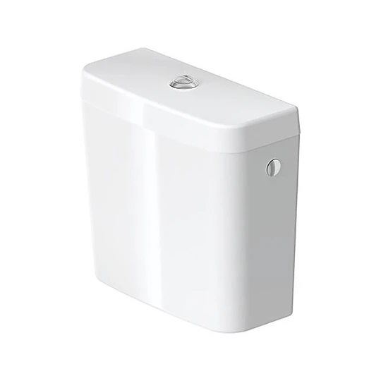 Duravit D-Code monoblokk WC tartály, vízbekötés oldalt, fehér