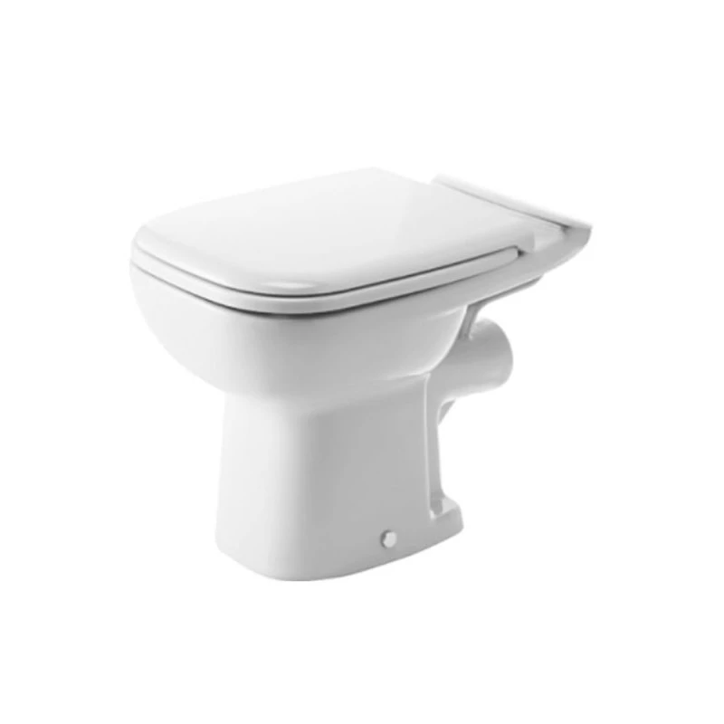 Duravit D-Code monoblokk WC csésze, mélyöblítésű, hátsó kifolyású, fehér