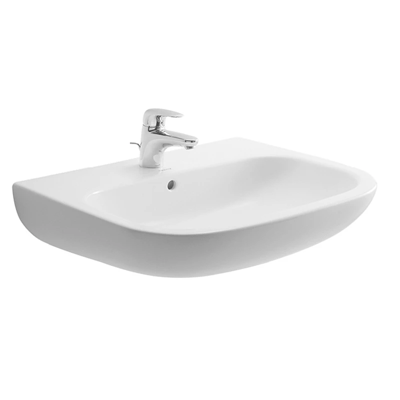 Duravit D-Code mosdó 60 x 46 cm, fehér, 1 csaplyukkal