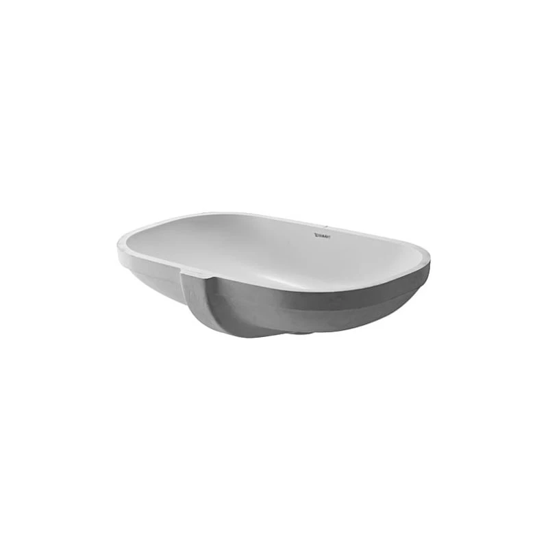 Duravit D-Code beépíthető mosdó 49,5 x 29 cm, alulról való beépítéshez