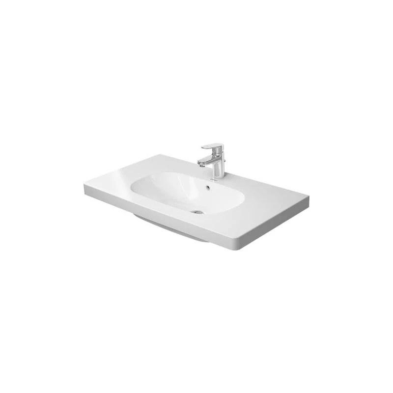 Duravit D-Code bútorra építhető mosdó, aláépíthető, 85 cm