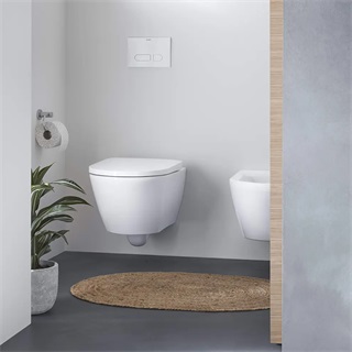 Duravit D-Neo fali-wc kombipack, Rimless, mélyöblítésű, 540x370 mm, Soft-Close wc-ülőke, nemesacél zsanérok