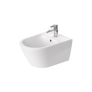 Duravit D-Neo fali bidé túlfolyóval, csaplyukpaddal, Durafix rögzítéssel, 370x540mm