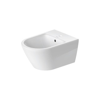 Duravit D-Neo fali bidé túlfolyóval, csaplyukpaddal, Durafix rögzítéssel, 370x540mm