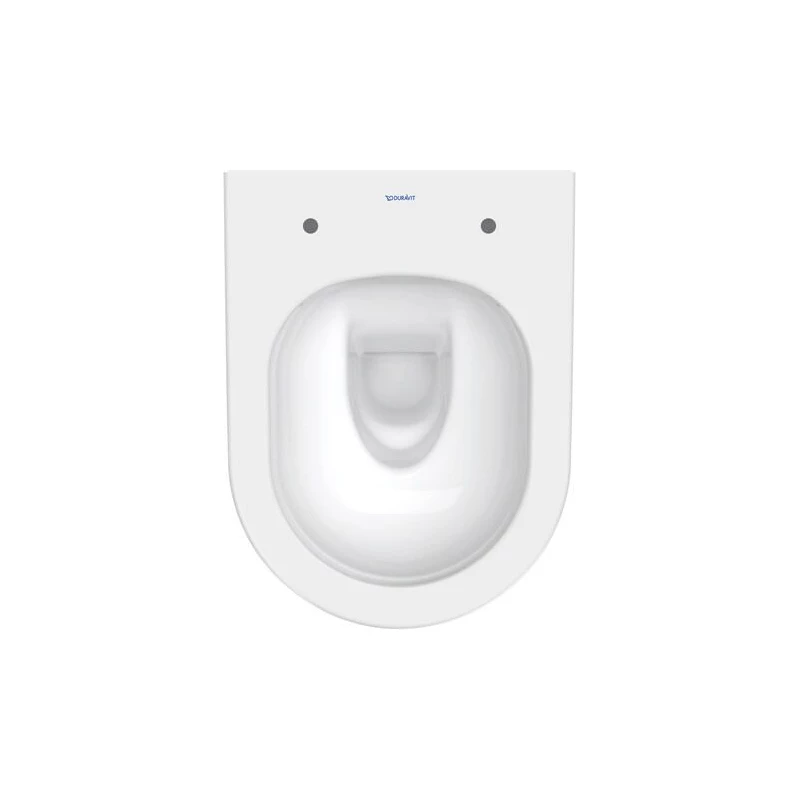 Duravit D-Neo fali kompakt wc, Rimless, mélyöblítésű, 480 mm, látható rögzítéssel