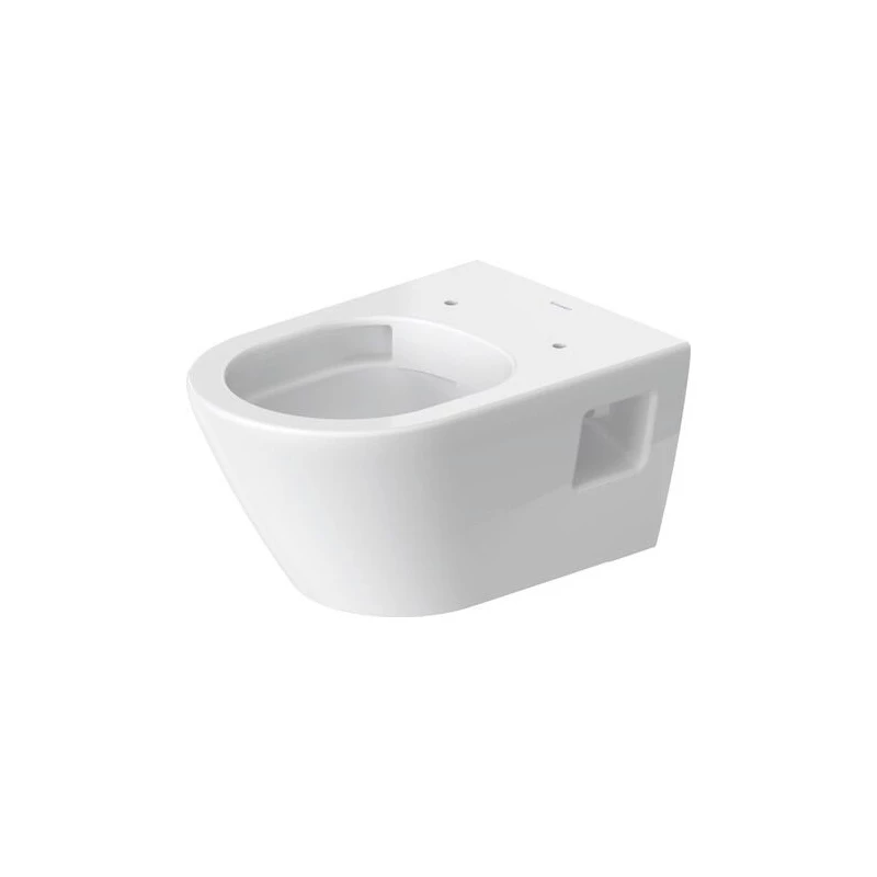 Duravit D-Neo öblítőperem nélküli fali WC csésze, fehér