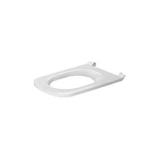 Duravit DuraStyle WC-ülőgyűrű Vital, (csak ülőke alsó rész tető nélkül) meghosszabbított, sarokpuffer,átmenő zsanérrúd