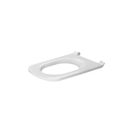 Duravit DuraStyle WC-ülőgyűrű Vital, (csak ülőke alsó rész tető nélkül) meghosszabbított, sarokpuffer,átmenő zsanérrúd