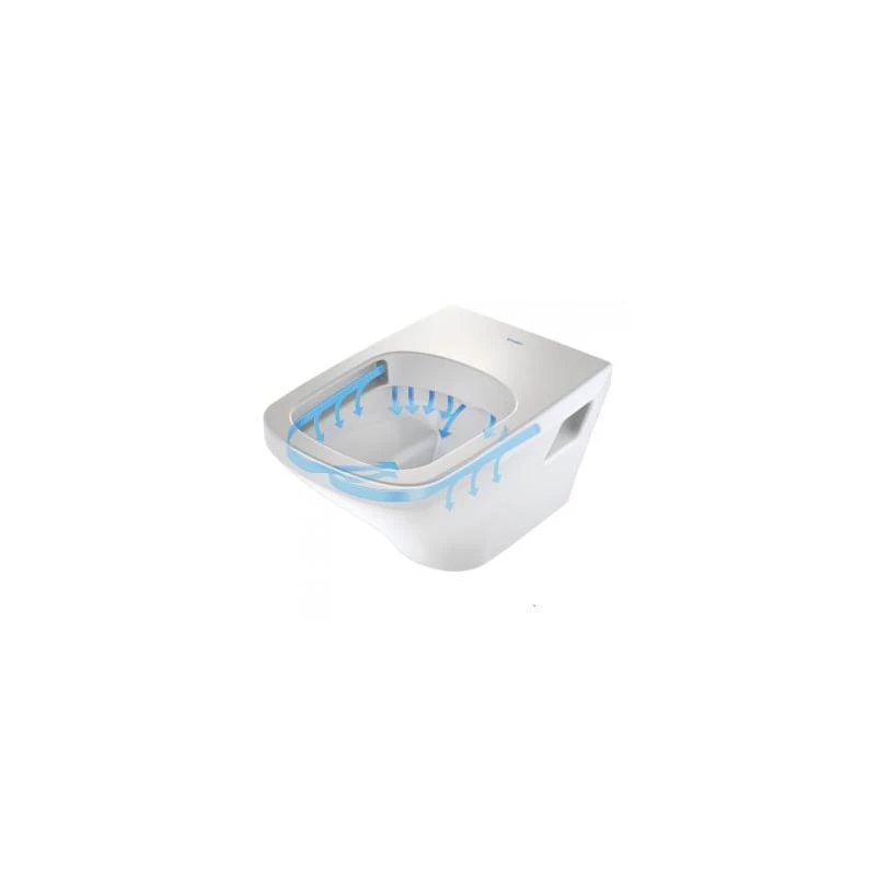 Duravit Durastyle WC csésze fali perem nélküli 540mm, mélyöblítésű