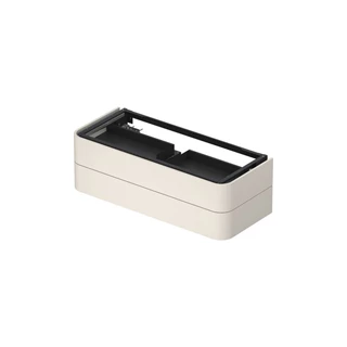 Duravit Happy D.2 Plus alsószekrény 1300x550, 2 fiókos, Happy D.2 Plus ráültethető mosdóhoz, szatén északi fehér