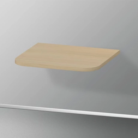 Duravit Happy D.2 Plus fedlap magasszekrényhez, 403x364 mm, mediterrán tölgy