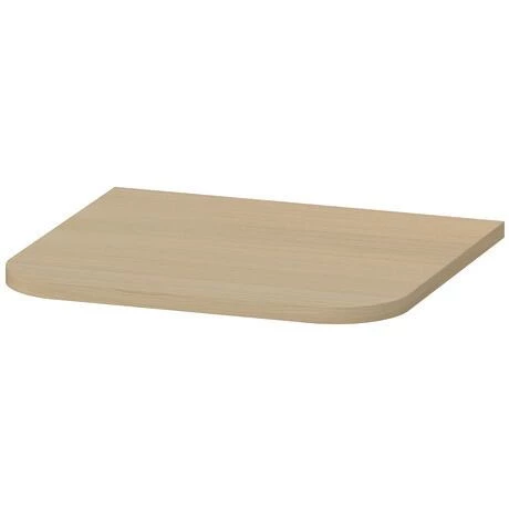 Duravit Happy D.2 Plus fedlap magasszekrényhez, 403x364 mm, mediterrán tölgy