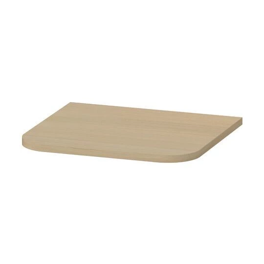 Duravit Happy D.2 Plus fedlap magasszekrényhez, 403x364 mm, mediterrán tölgy