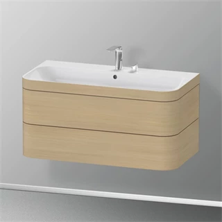 Duravit Happy D.2 Plus mosdó alá építhető két fiókos függő szekrény 975*490mm, c-bonded mosdóval(2 csaplyukas)