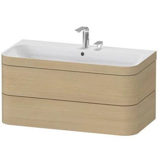 Duravit Happy D.2 Plus mosdó alá építhető két fiókos függő szekrény 975*490mm, c-bonded mosdóval(2 csaplyukas)