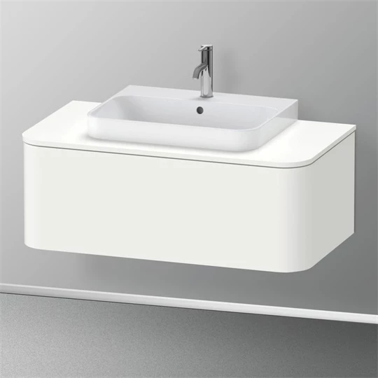 Duravit Happy D.2 Plus mosdópult alsóbútorhoz 1000*550*16mm, egy kivágással középen, matt fehér szatén lakkozott felület