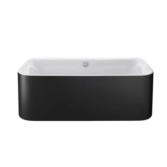 Duravit Happy D.2 Plus szabadonálló kád akril előlappal és állvánnyal, 1800x800x460 mm/170 l, szuper matt grafit 
