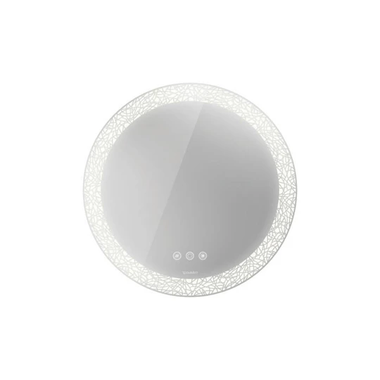 Duravit Happy D.2 Plus tükör LED világítással, ikonos változat, 70cm, kerek