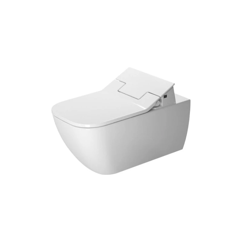 Duravit Happy D.2 fali WC csésze Sensowashoz, Rimless, mélyöblítésű, 365x620