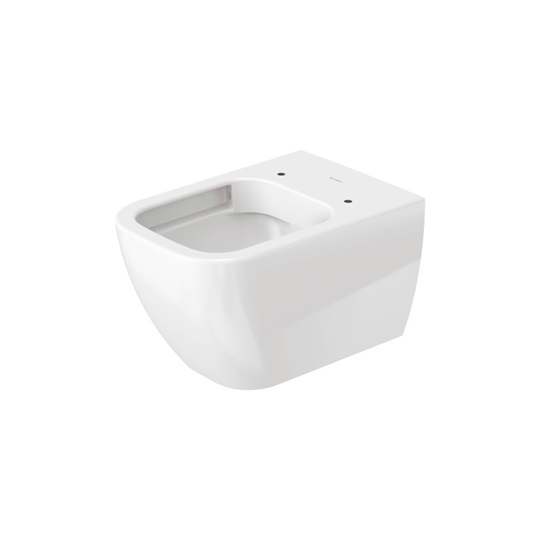Duravit Happy D.2 fali WC csésze, mélyöblítésű, Rimless - öblítőperem nélküli, 365x540 mm, Wondergliss bevonattal
