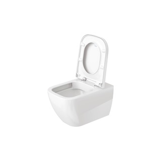 Duravit Happy D.2 fali WC csésze, mélyöblítésű, Rimless - öblítőperem nélküli, 365x540 mm, Wondergliss bevonattal