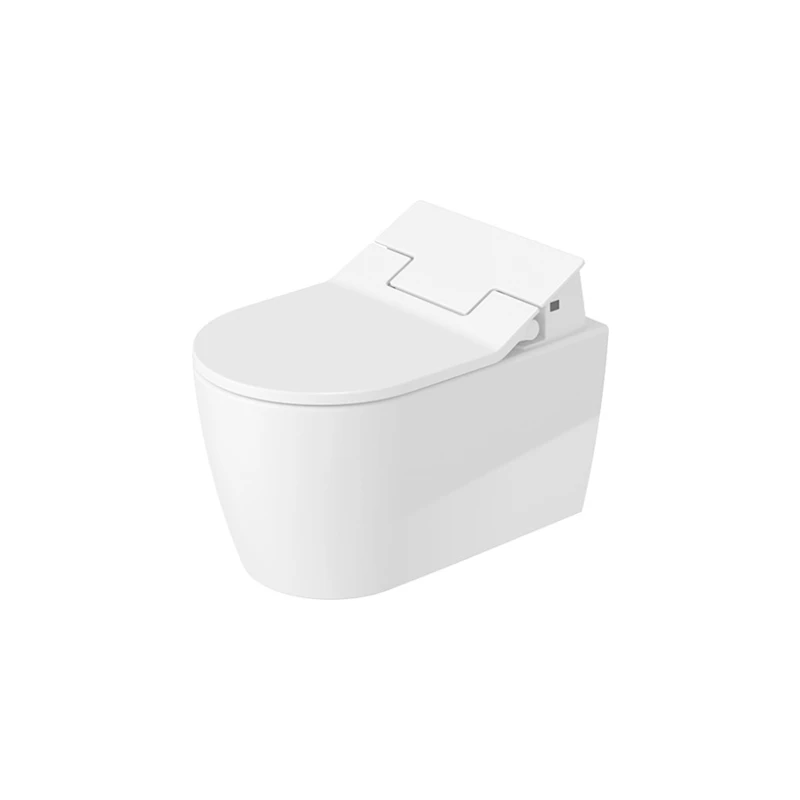 Duravit Sensowash Slim WC szett Me By Stark Rimless fali wc, mélyöblítésű, Slim Sensowash ülőkével