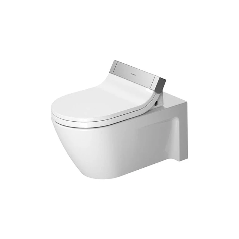 Duravit Starck2 fali WC csésze csak Sensowashoz, mélyöblítésű, rögzítőkészlettel