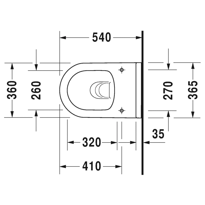 Duravit Starck3 Rimless fali WC szett