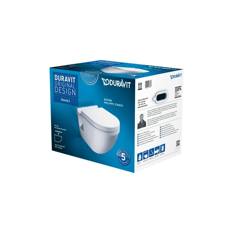Duravit Starck3  fali WC csésze szett