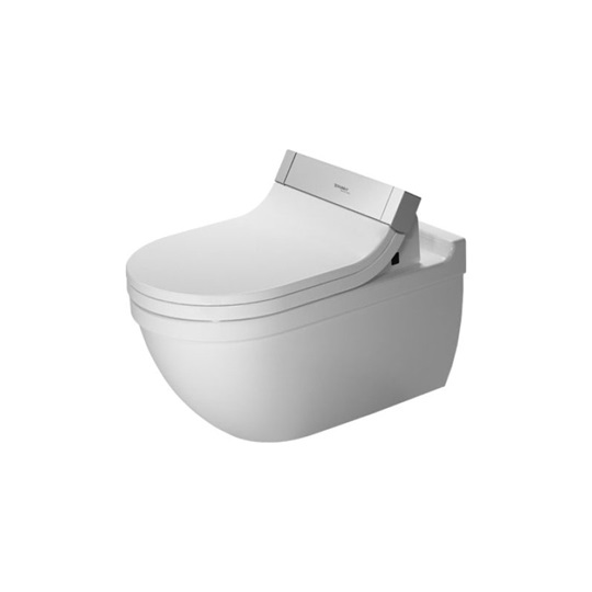 Duravit Starck3 WC csésze fali mélyöblítésű Sensowash-hoz!