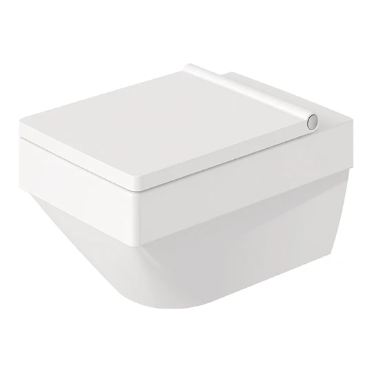 Duravit Vero Air fali wc, mélyöblítésű, Rimless, 370x570 mm, Durafix rögzítésse, fehér