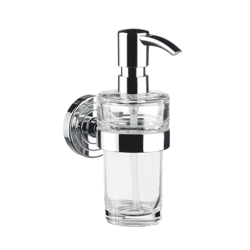 Emco Polo folyékony szappanadagoló 130ml falra szerelhető, króm/átlátszó üveg