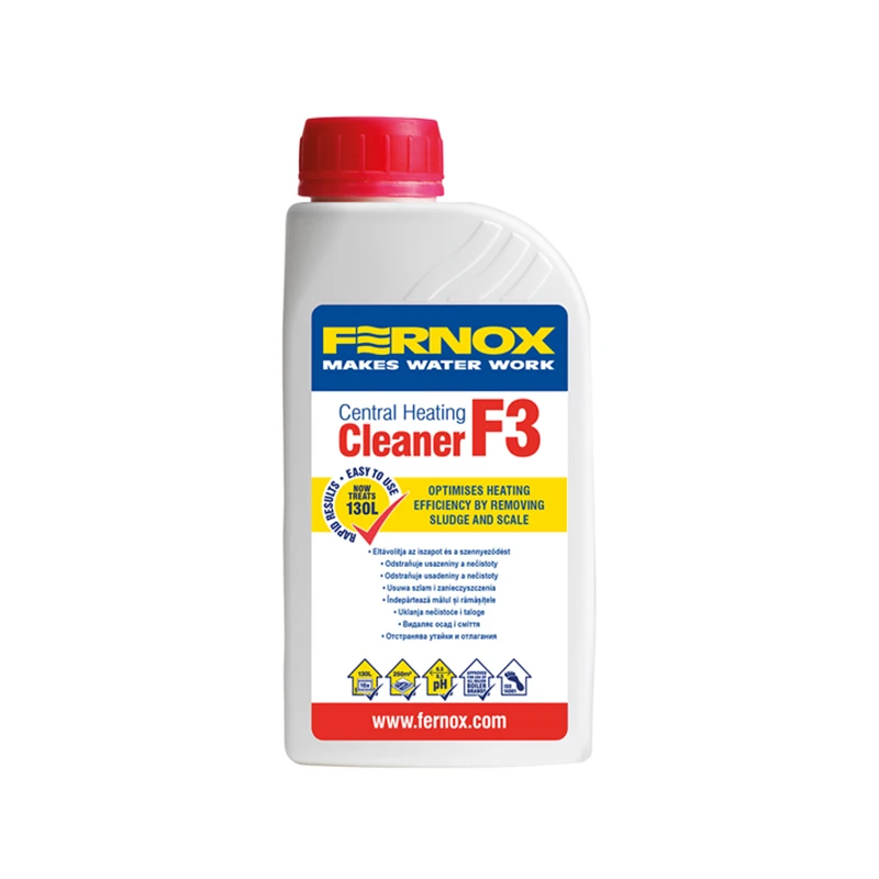 Fernox F3 Cleaner tisztító folyadék 130 liter vízhez, 500 ml