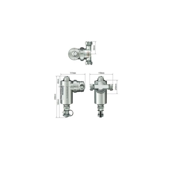 Fernox TF1 Omega Filter 22 mm mágneses iszapleválasztó