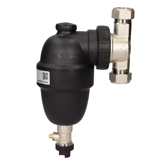 Fernox TF1 Sigma Filter No Valves  - fűtésrendszerbe építhető kombinált mágneses iszapleválasztó csap nélkül